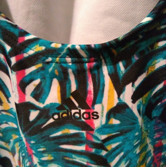 Adidas painted palms summer swimsuit - Picture 2 of 5